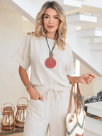 Conjunto Feminino de Linho