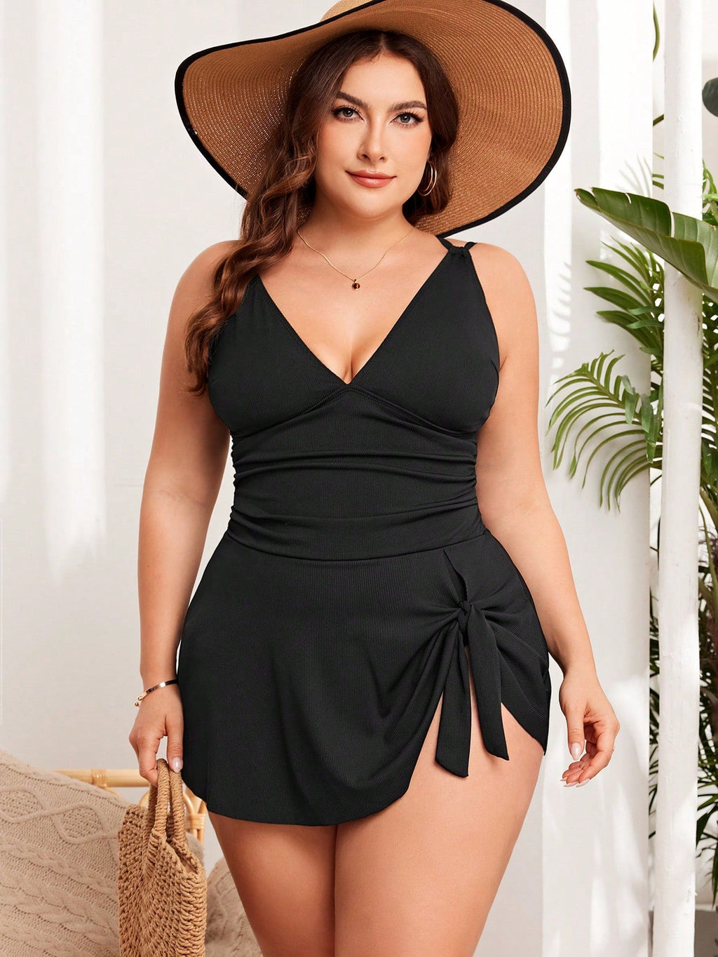Maiô feminino tipo vestido
