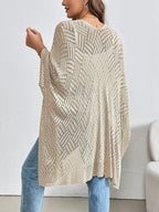 Cardigan Feminina de Praia com Efeito Vazado - Nicole