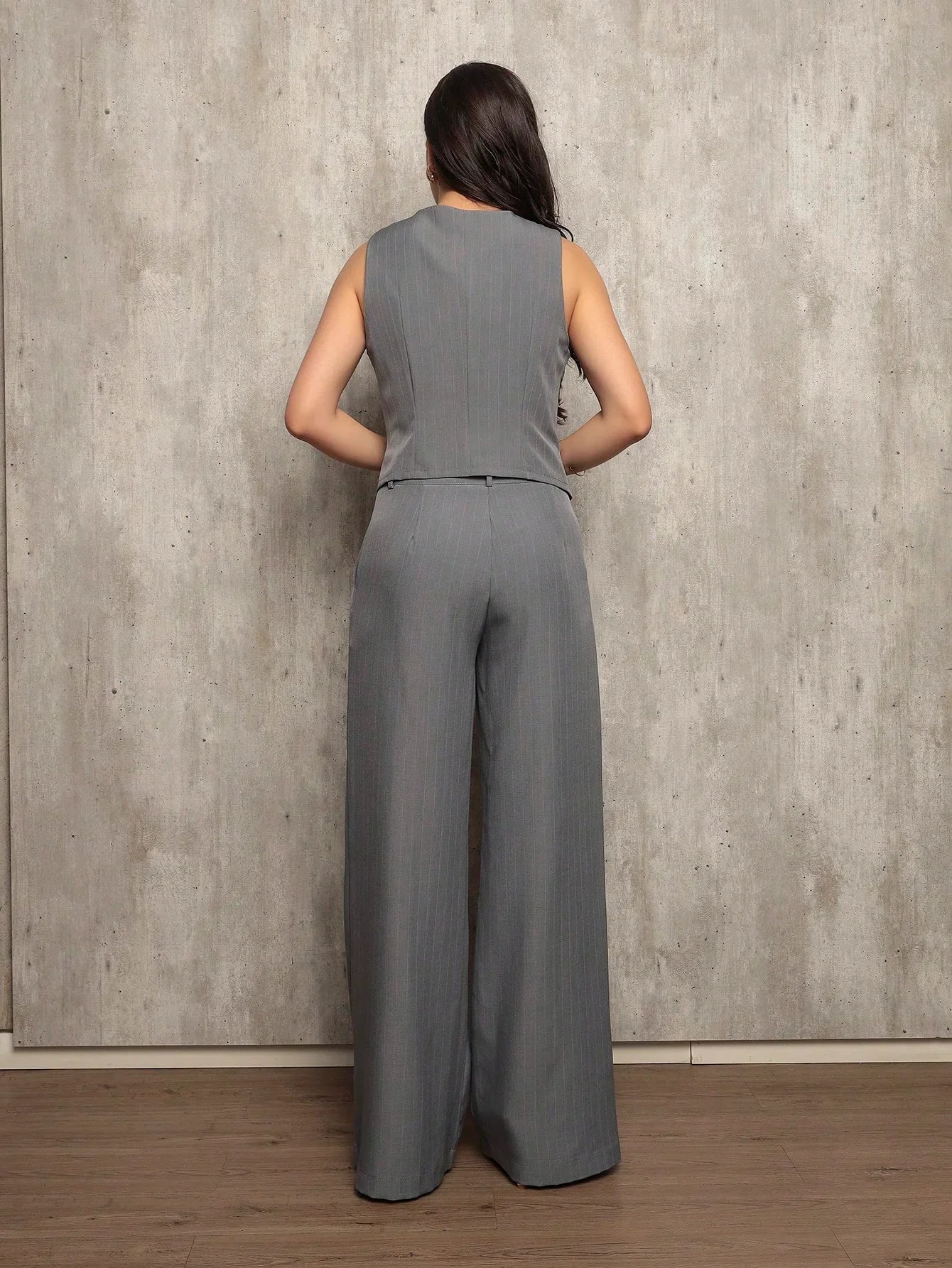 Conjunto Feminino Alfaiataria Calça e Colete