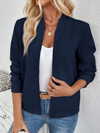 Jaqueta Bomber Feminina Texturizada