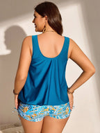 Shortkini feminino com ajuste lateral
