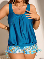 Shortkini feminino com ajuste lateral