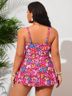 Tankini Feminino Decote em U, Laço