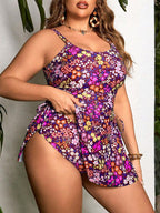 Tankini Feminino Decote em U, Laço