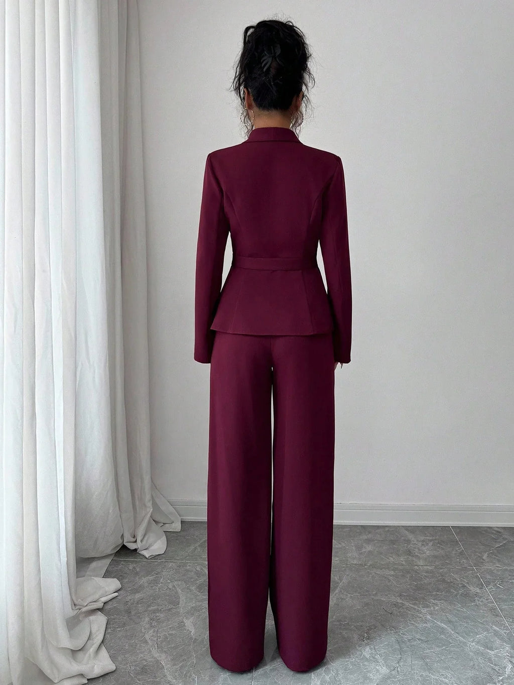Conjunto Alfaiataria Feminino Social Blazer e Calça