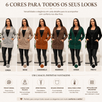 Casaco Marinna® – Conforto e Estilo para os Dias Frios + Brinde Exclusivo