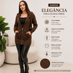 Casaco Marinna® – Conforto e Estilo para os Dias Frios + Brinde Exclusivo