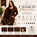 Casaco Marinna® – Conforto e Estilo para os Dias Frios + Brinde Exclusivo
