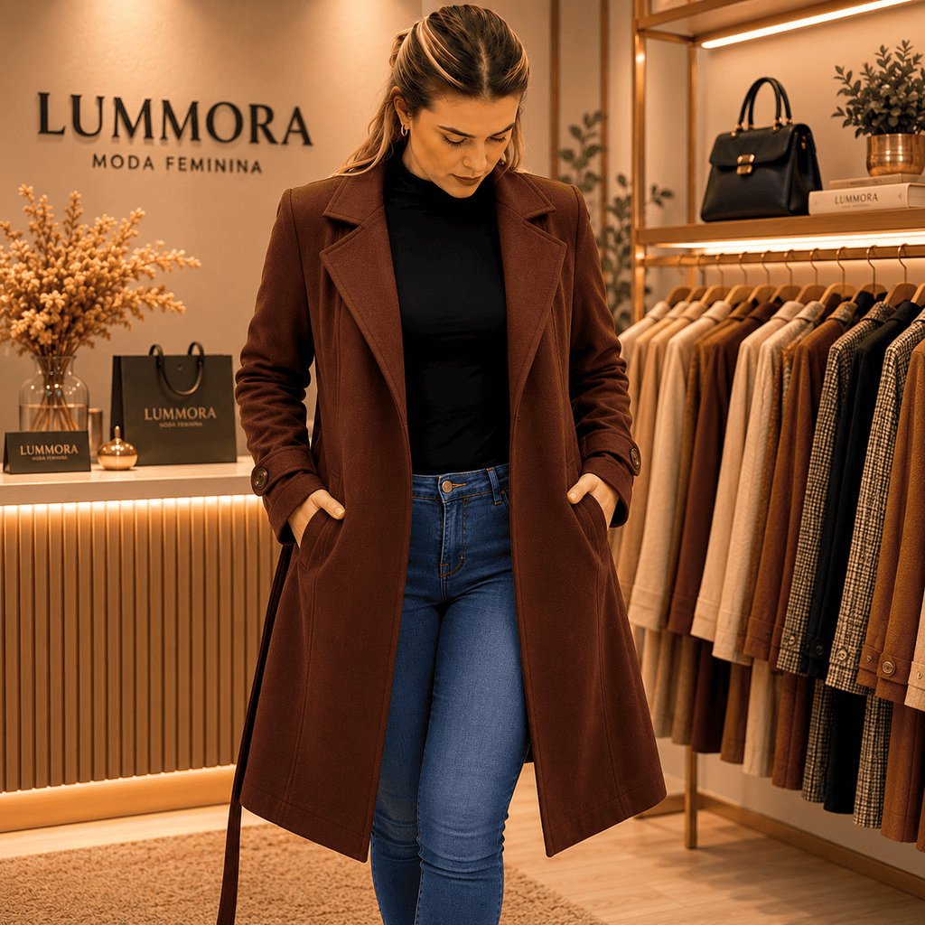 Casaco Feminino Verona® – Elegância e Conforto para os Dias Frios