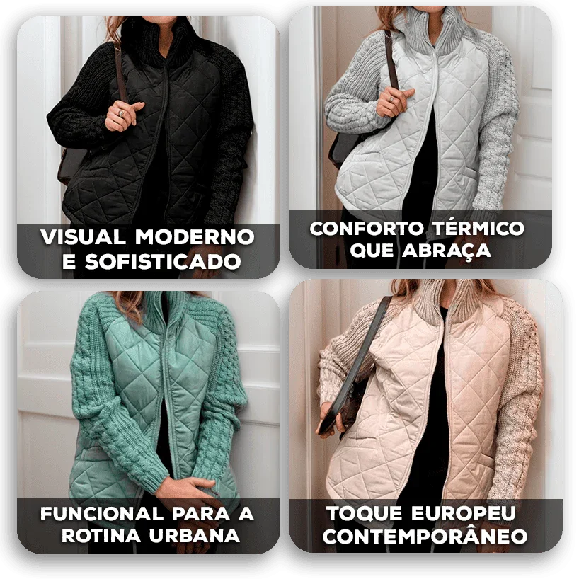 Jaqueta Noruega Soft™ | Elegância que Aquece