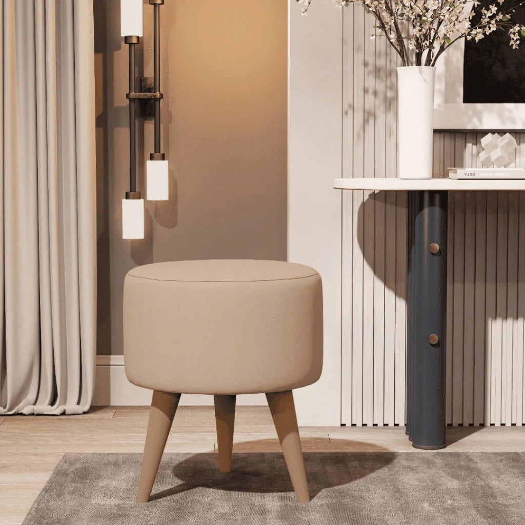 Puff Banqueta Linho Premium Elegante e Conforto