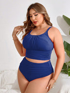 Tankini Feminino Plissado