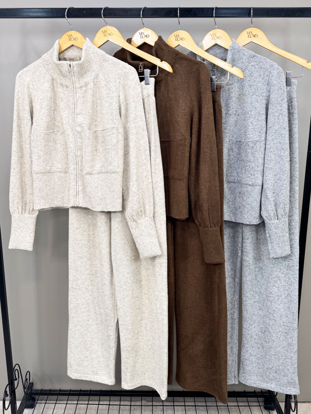 Conjunto Tais® em Tricô Mousse – Elegância e Conforto