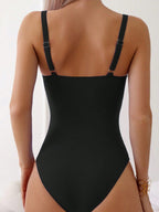 Maiô Cintura Slim com Detalhe Dourado